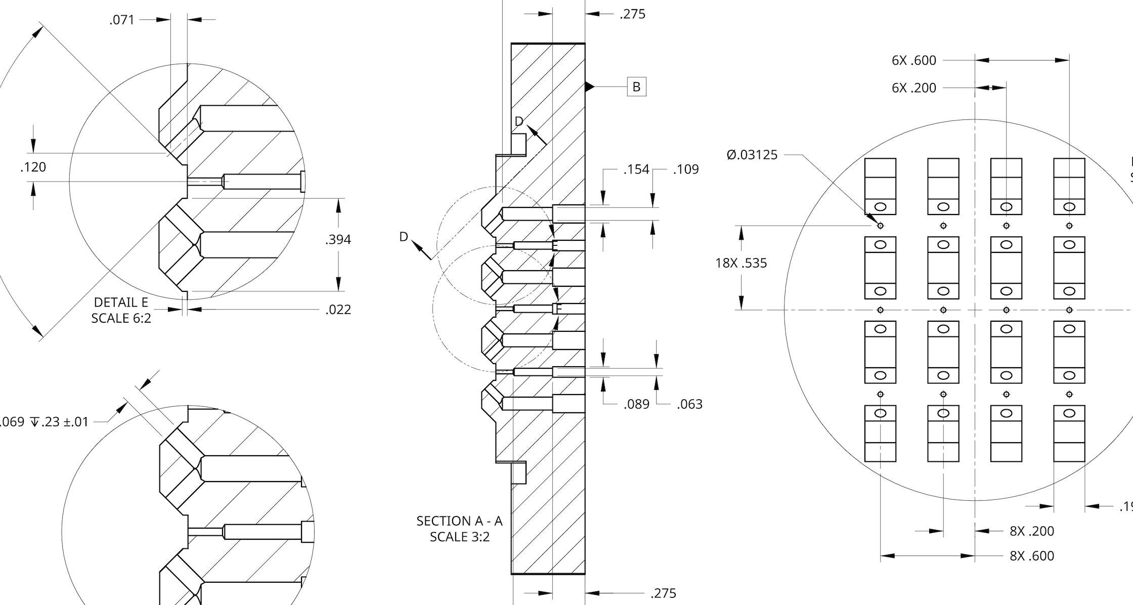 Injector engineering drawing