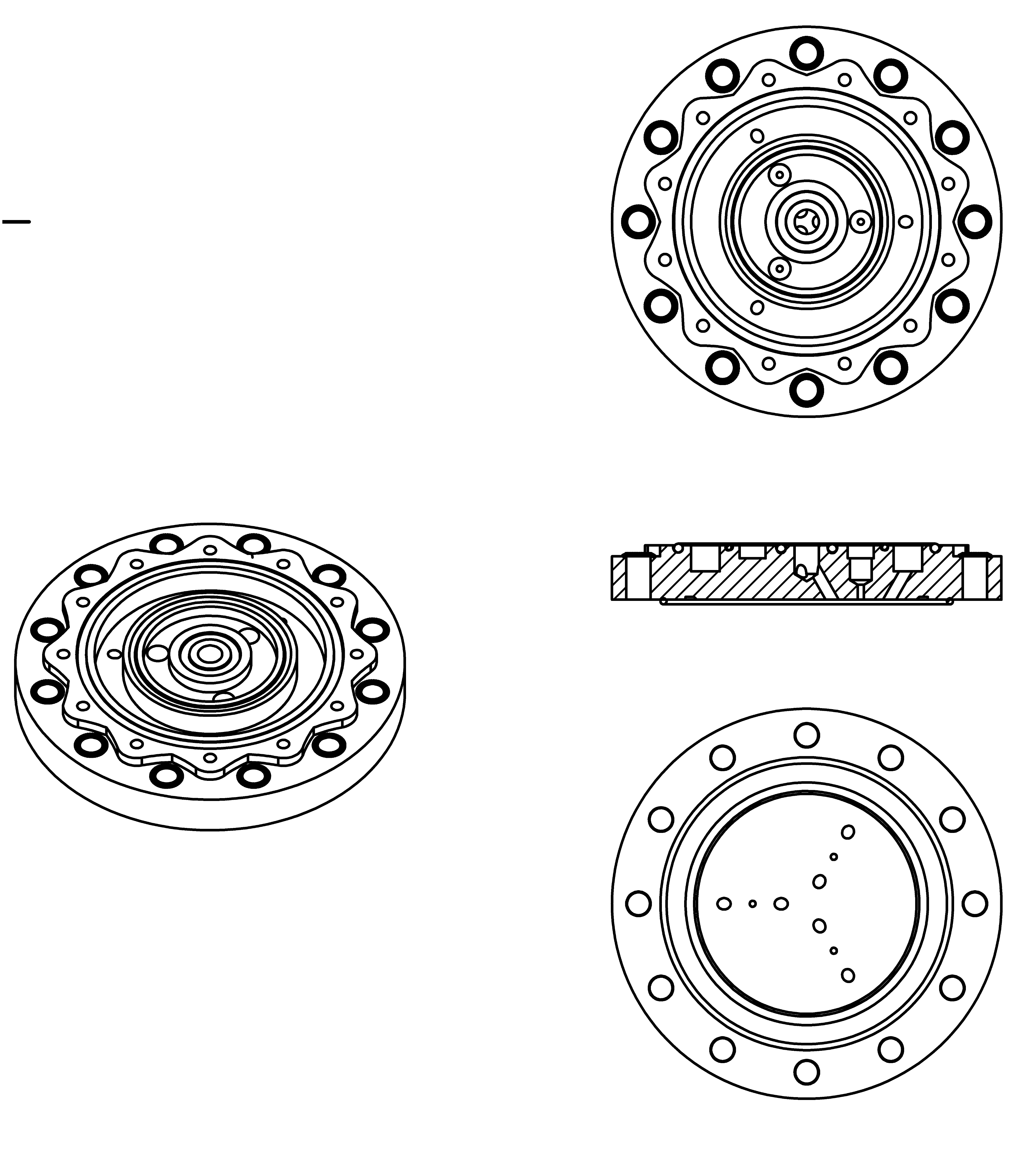 Injector front and ISO views